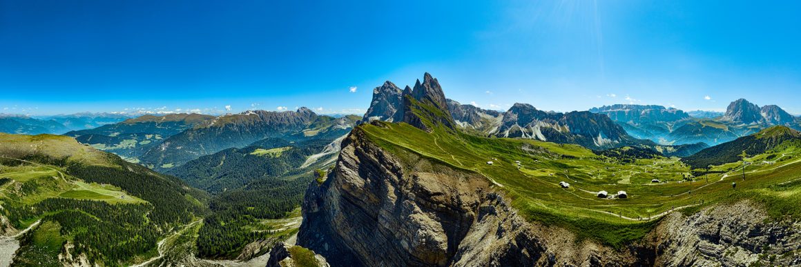 Seceda Dolomiten in Südtirol, Italien