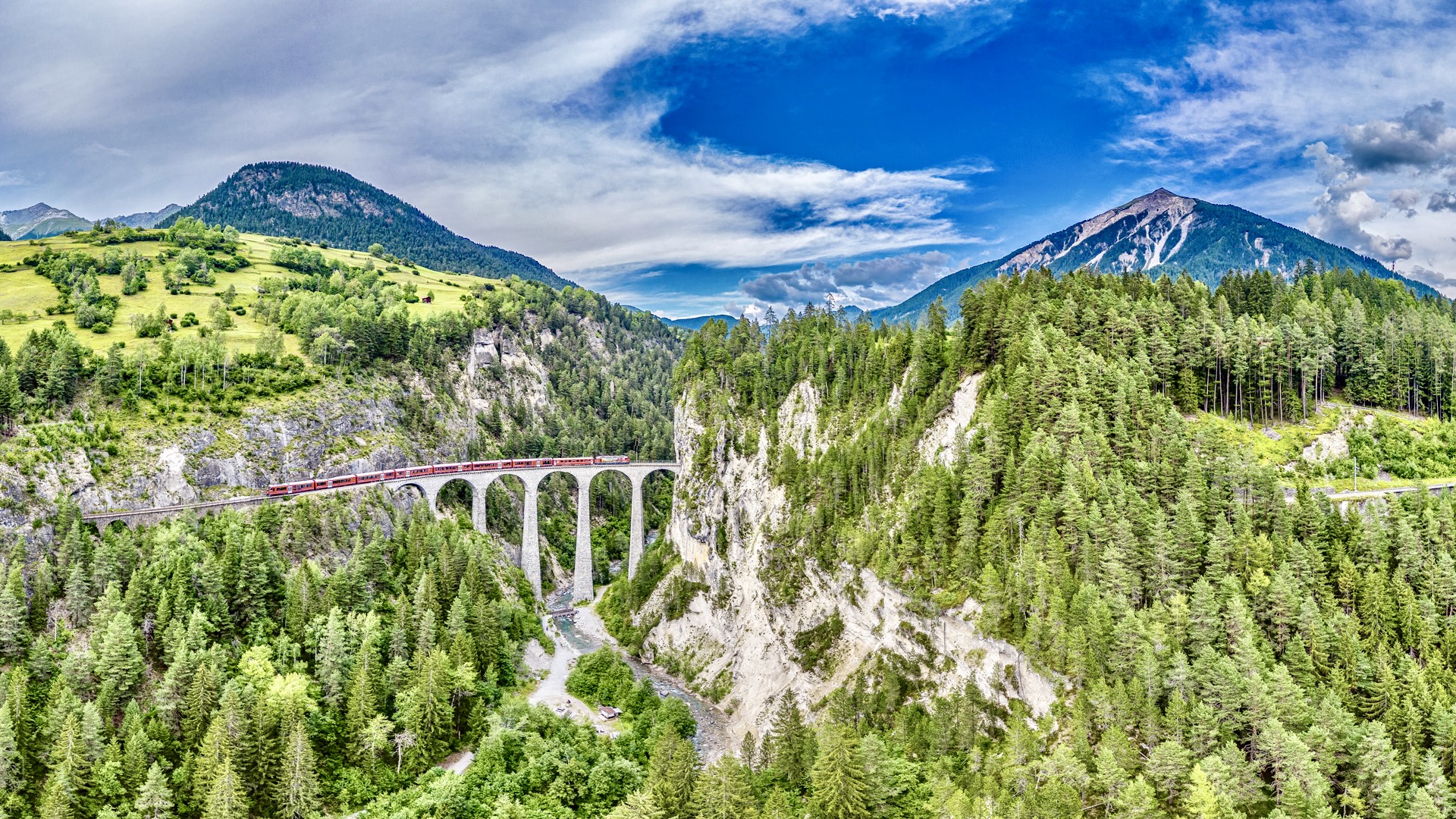 Landwasserviadukt Rhätische Bahn